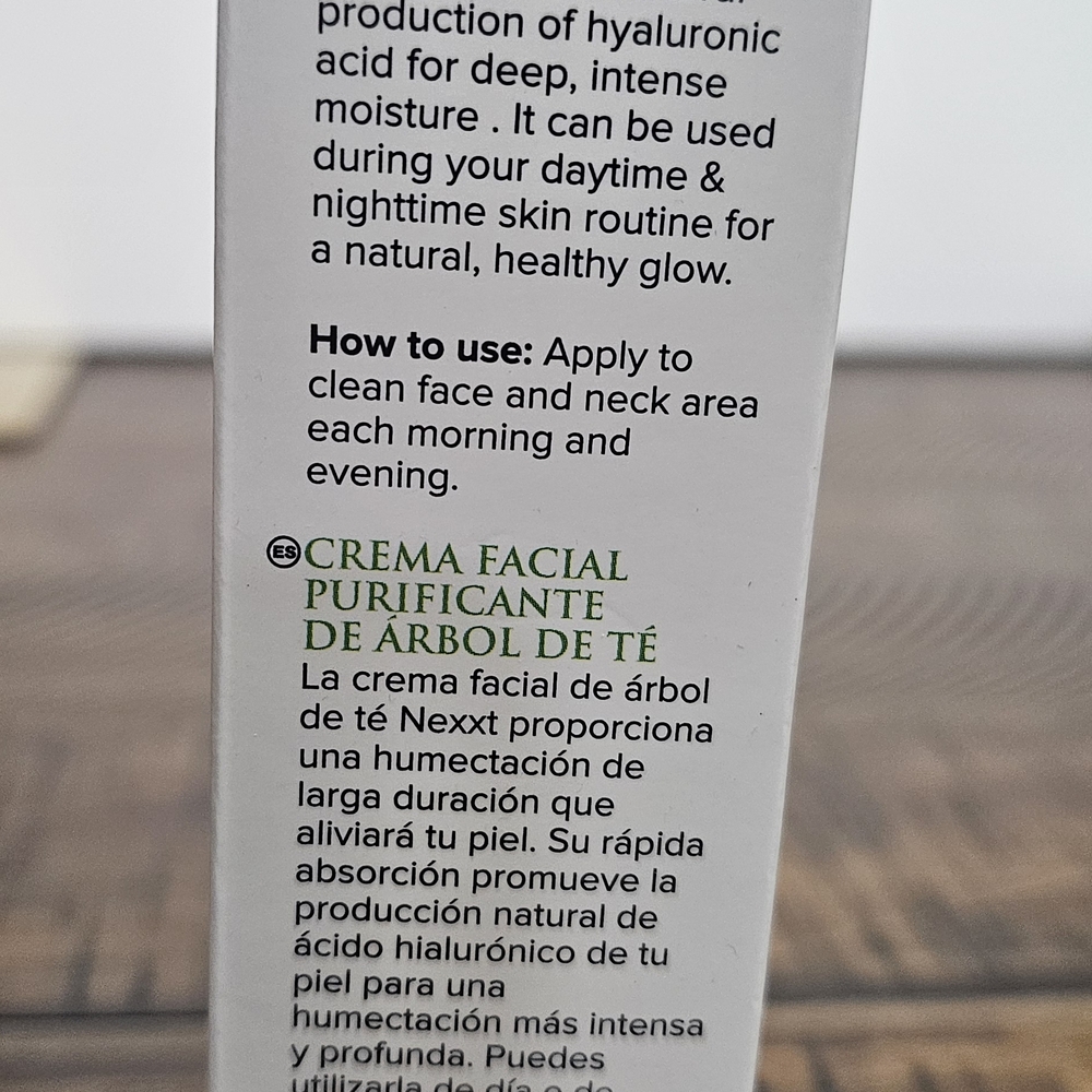 Purifying Tea Tree Face Cream NEW In Box - Picture 3 of 6
